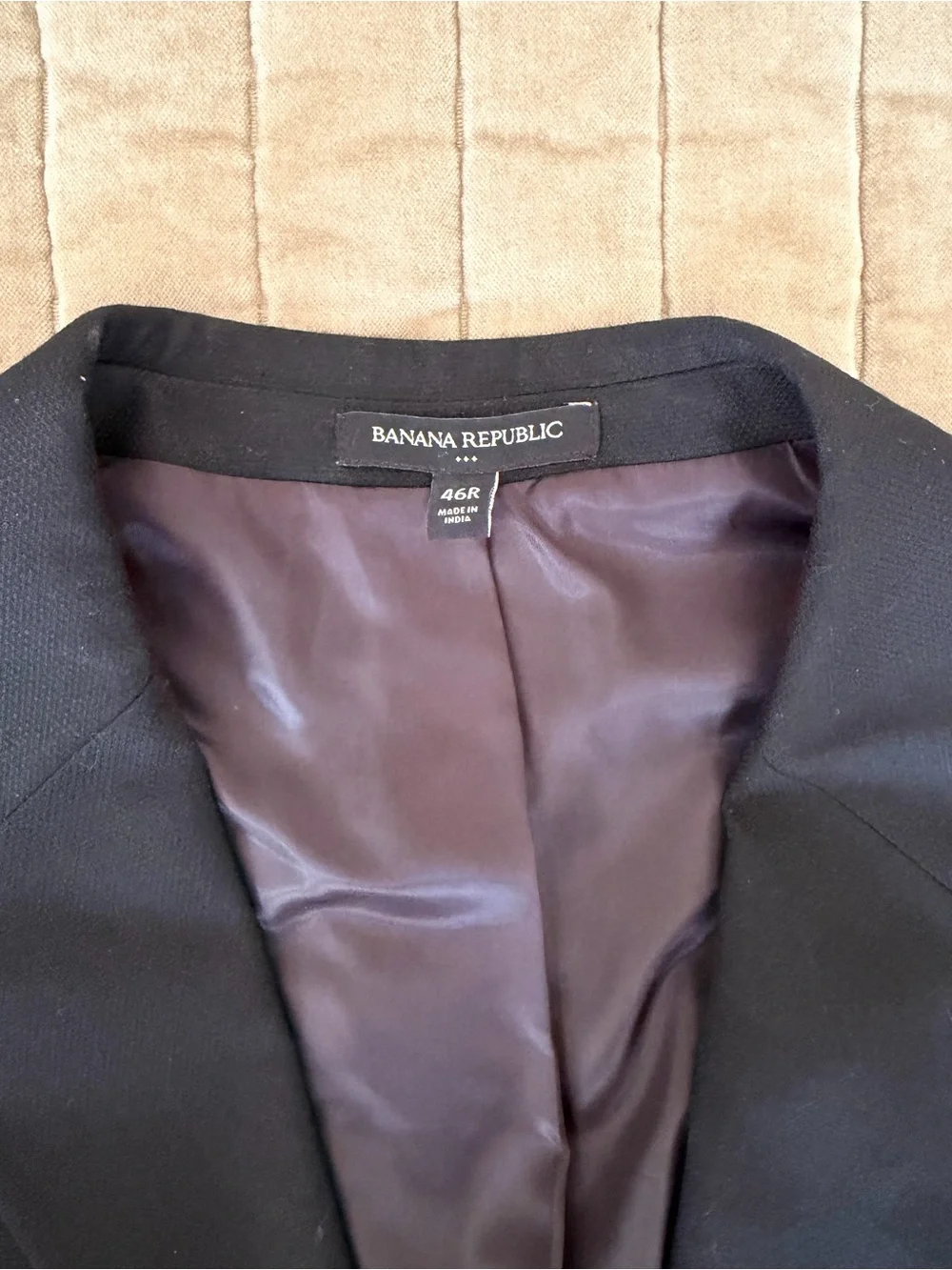 Banana Republic Black Men's Sport Coat - Two-Button Tailored Blazer